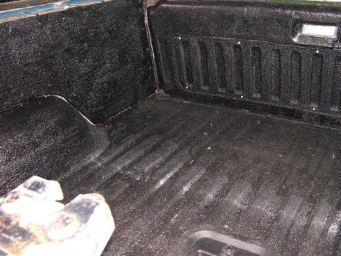 1982 Ford Bronco - Herculiner did wonders and now there is no more carpet to worry about.