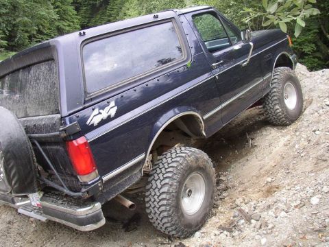 1988 Ford Bronco - me posing on the way out