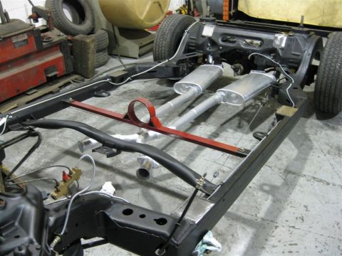 1984 Ford LTD Crown Victoria - The pre-made brake lines ended up 4" too short, so it was build every line from scratch.