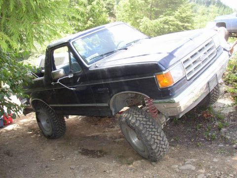 1988 Ford Bronco - the bronc had to pee