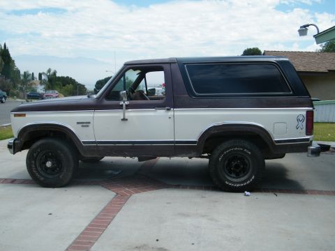 1982 Ford Bronco - This two-tone Ford Bronco appears to be from the early 1980s, not specifically 1982.