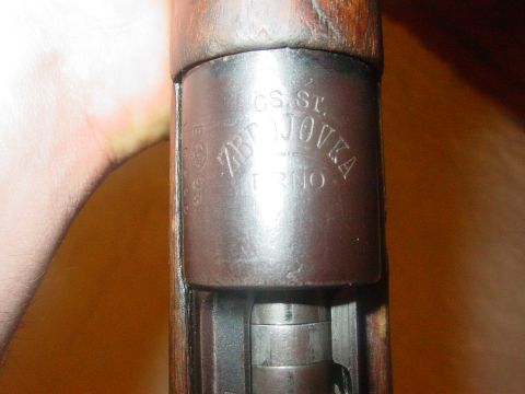 1979 Ford Bronco - Markings on a rifle receiver indicate it is from Zbrojovka Brno.