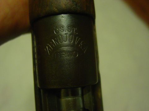 1979 Ford Bronco - Close-up view of the receiver markings on a firearm, indicating it is from Zbrojovka Brno.