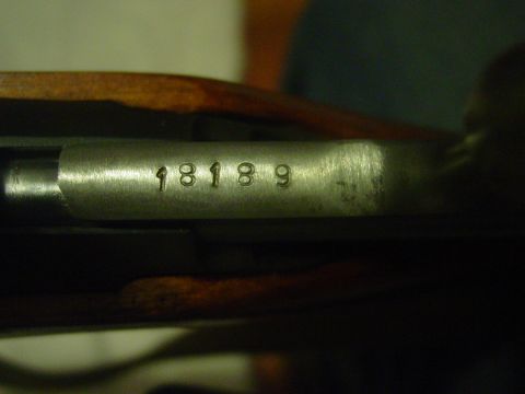 1979 Ford Bronco - Firearm serial number 18189 stamped on metal component.
