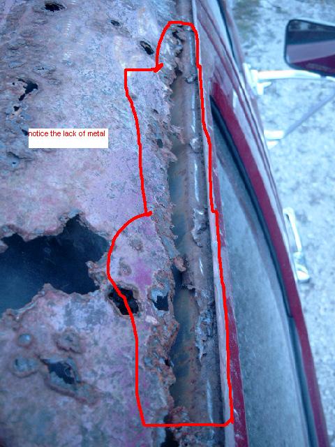 1990 Ford Bronco - this is the passanger side rain gutter