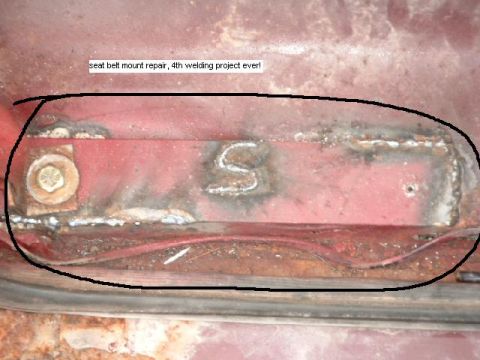 1990 Ford Bronco - i found the seat belt hanging under the truck one day