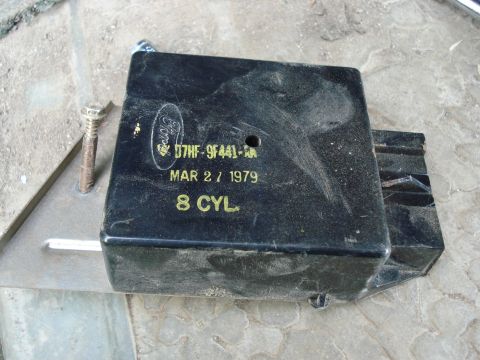 1979 Ford F-150 - This Ford ignition module has a manufacturing date of March 27, 1979, and is marked for an 8-cylinder engine.