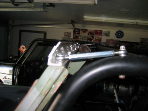 1992 Ford Mustang - Custom roll cage and dashboard components are visible inside a 1970 Ford Bronco.