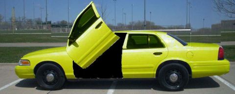 2003 Ford Crown Victoria - This 2003 Ford Crown Victoria has been modified with lambo doors.