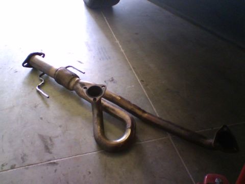 1994 Mazda 626 - old mid pipe