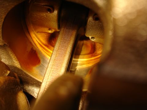 1992 Ford Taurus - Internal engine component detail, showing a piston and connecting rod.