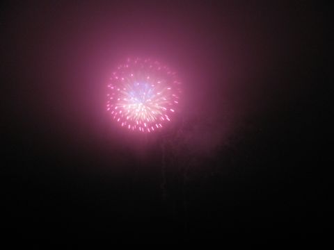 1985 Ford LTD Crown Victoria - Fireworks explode in the night sky, creating a vibrant display of light and color.