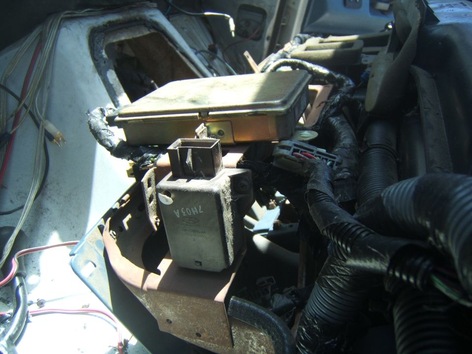 Automotive relay and control module with wiring harness