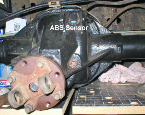 1983 Ford Bronco - The '87-up ABS sensor (DY1123, F85Z-9E731-AB) bolt is like the rear cover bolts: 13mm hex head @ 25-30 lb-ft. The sensor's resistance shoul…