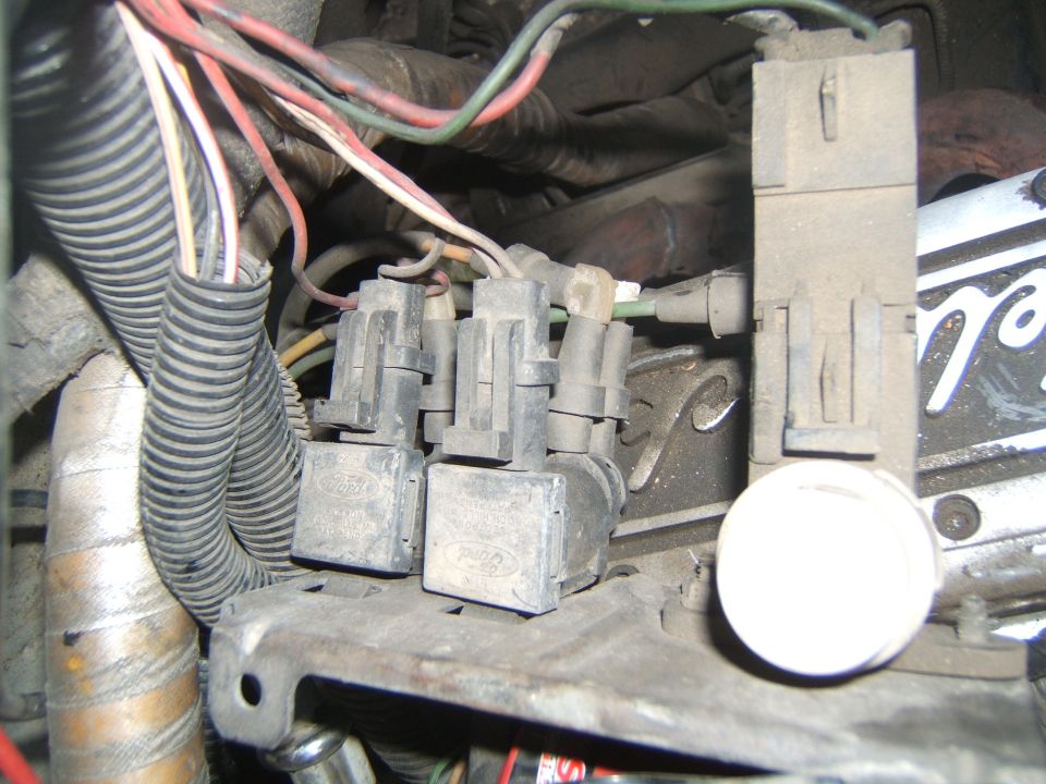 Ford engine connectors and wiring harness