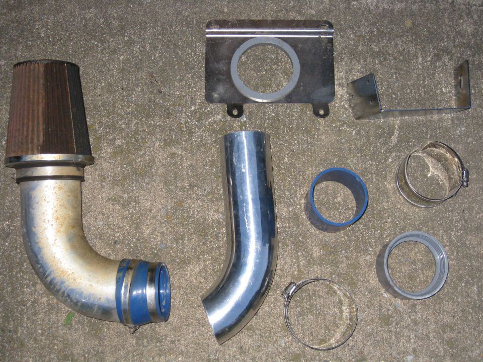 Cold air intake, some parts are used, some new