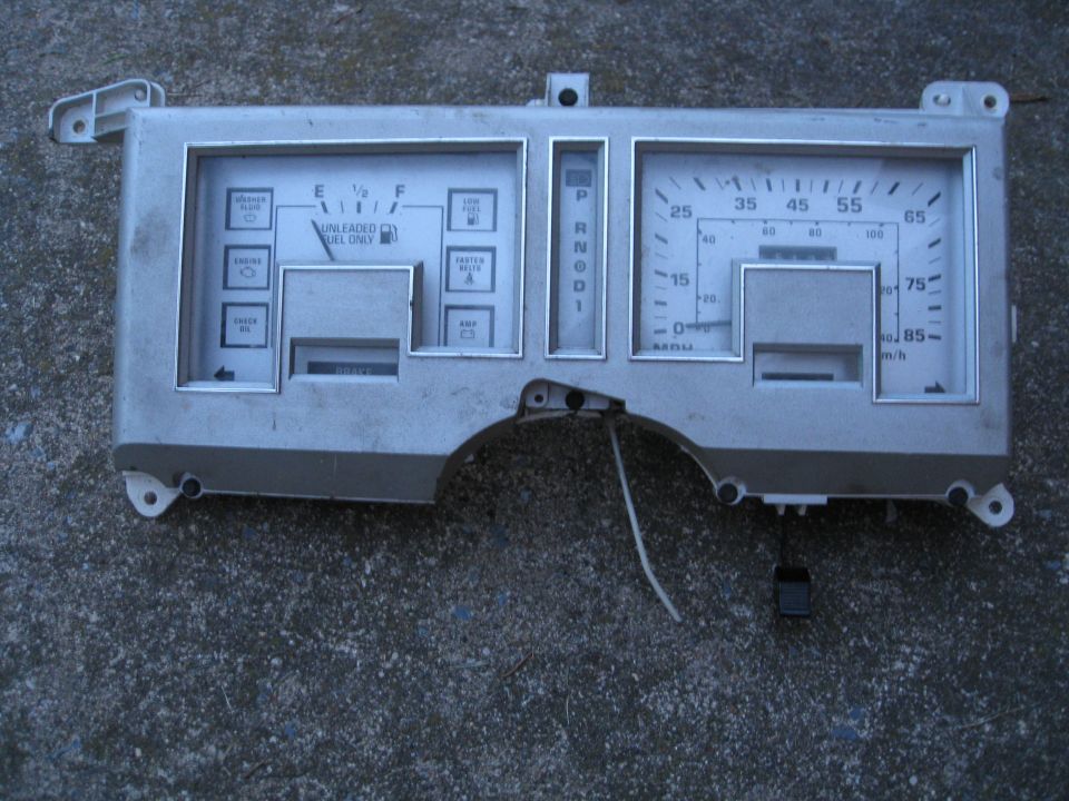 1984 Grand Marquis dash cluster