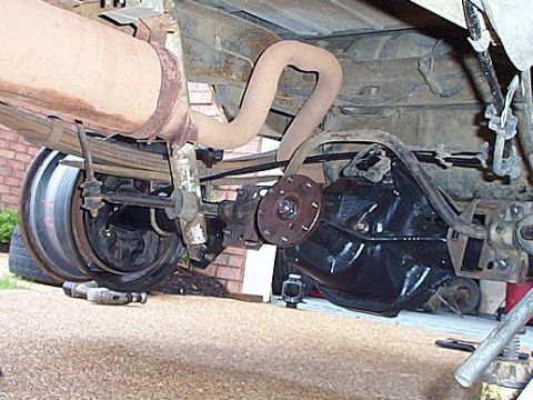 1983 Ford Bronco - The bare rims allowed me to roll it under the truck without scratching off the powdercoat (YET).
