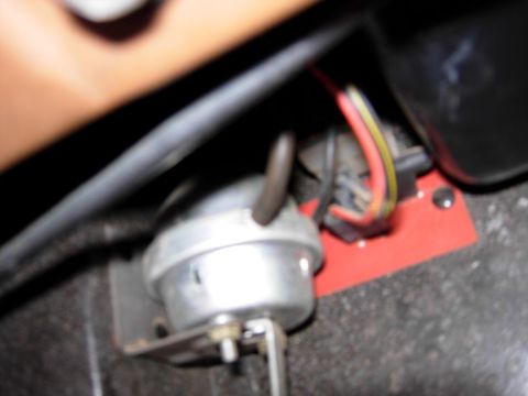 1970 Ford Ranchero - A close-up view of an automotive component and its wiring, with a watermark indicating the source.