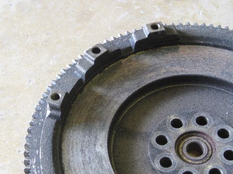 1994 Ford Probe - Close-up of a vehicle flywheel, a critical engine component for power transmission.