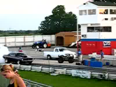 1994 Ford F-150 - Ran a 10.605 @ 125 on this pass. Still getting some tire spin upon launch.