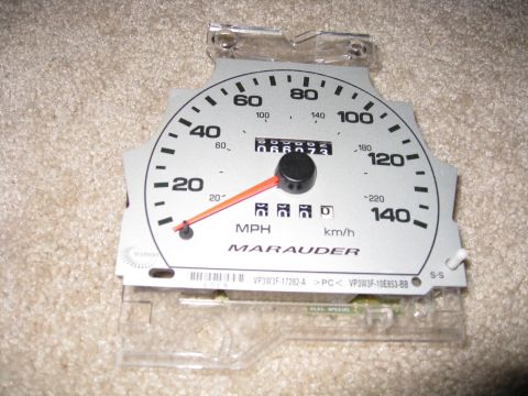 1996 Mercury Grand Marquis - marauder speedometer