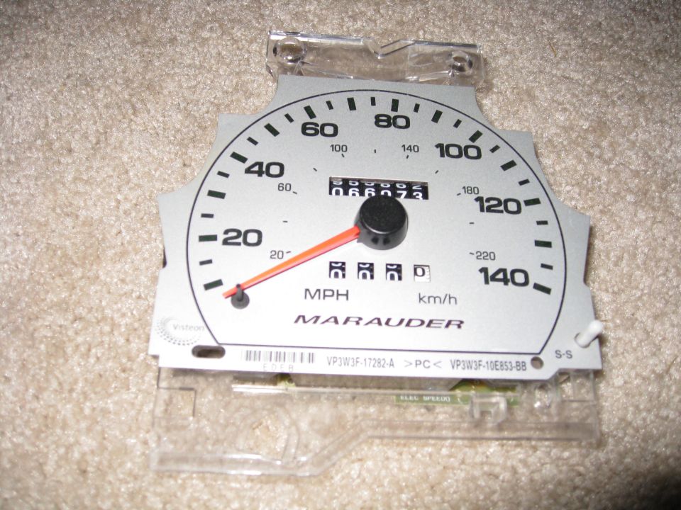 marauder speedometer