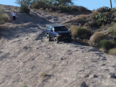 1996 Ford Bronco - Shane doin some wheeln