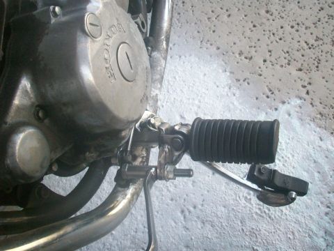 1985 Honda CMX250 Rebel - New shifter parts mocked up, ready to weld up