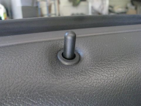2003 Mercury Marauder - Replaced the plastic door pins and bezels with some billet pieces.