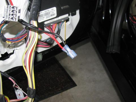 2003 Mercury Marauder - New power wires run for LED signals.