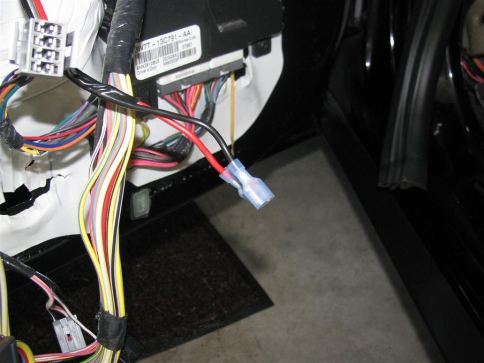 New power wires run for LED signals.