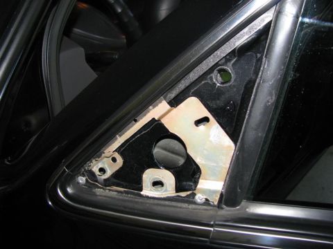 2003 Mercury Marauder - Original mirrors removed.
