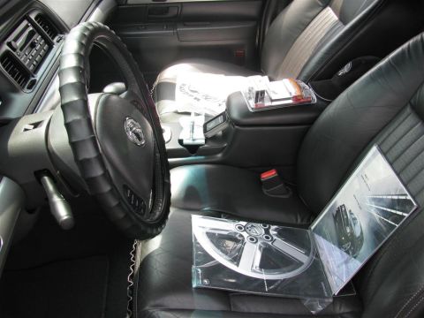2003 Mercury Marauder - My Marauder's interior, rife with Marauder propaganda.