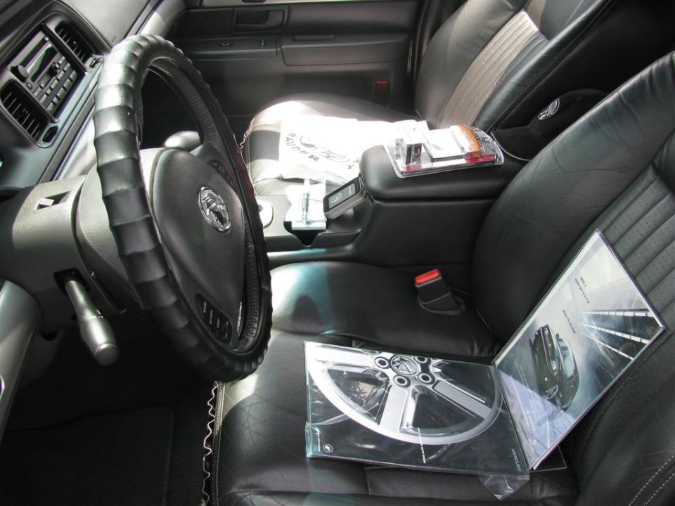 My Marauder's interior, rife with Marauder propaganda.