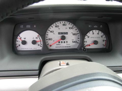 2003 Mercury Marauder - Jinxed's odometer.