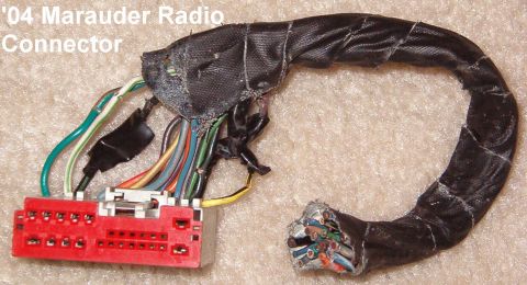 1994 Ford Crown Victoria - Radio Connector 2004 Marauder