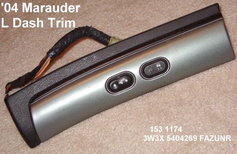 1994 Ford Crown Victoria - SOLD L Dash Trim from '04 Marauder
