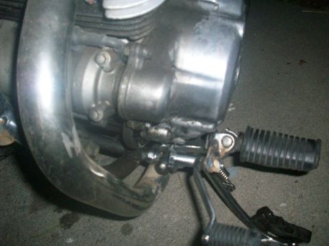 1985 Honda CMX250 Rebel - shifter fixed