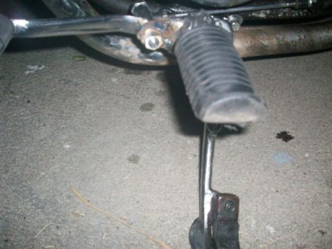 1985 Honda CMX250 Rebel - shifter fixed 2 poor pic
