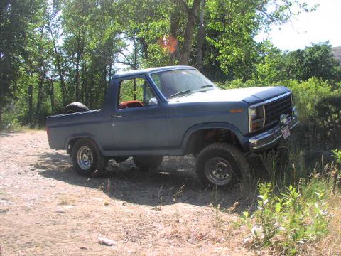 1981 Ford Bronco - tucked rear