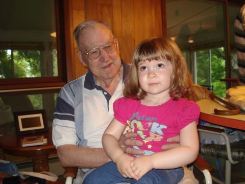 2000 Ford Crown Victoria - Mia and Great-Grandpa Barney.