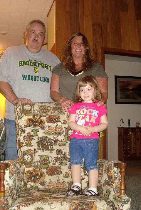 2000 Ford Crown Victoria - Mia with Grandpa John and Grandma Penny.