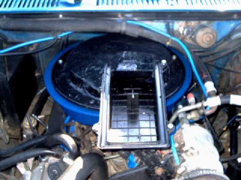 1984 Ford Bronco - modified mid-plate, front-support bracket.