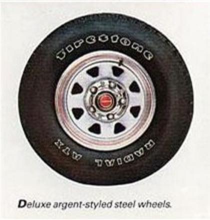 1988 Ford Bronco - Deluxe Argent styled steel wheel