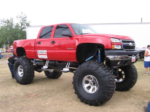 2001 Chevrolet Silverado 1500 - 52" tires on 20s sick!!!