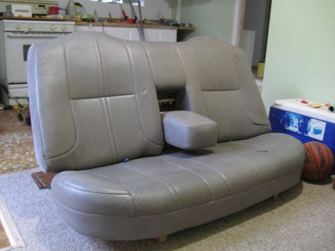 1989 Ford Taurus - Sofa from a SHO back Seat