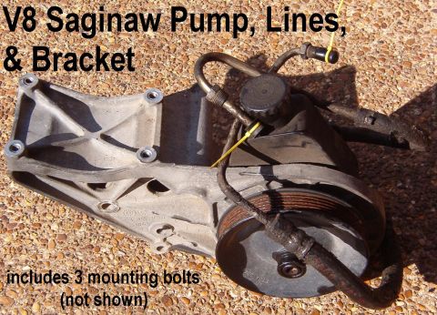 1983 Ford Bronco - SOLD Saginaw PS Pump for V8 EFI from '98 E150 contains normal PS fluid Remember that I can't test these JY pumps without fully installing &…
