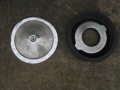 1996 Mercury Grand Marquis - small block ford air cleaner and housing. chrome.