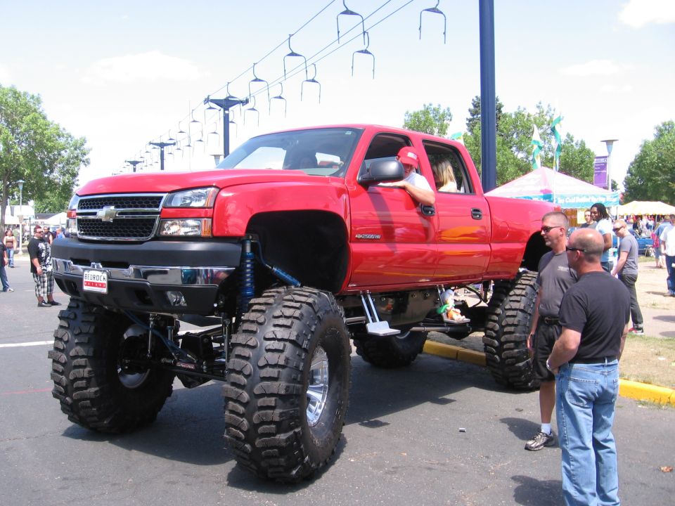 Big Red! Sits on 20s with 54" tires!!!